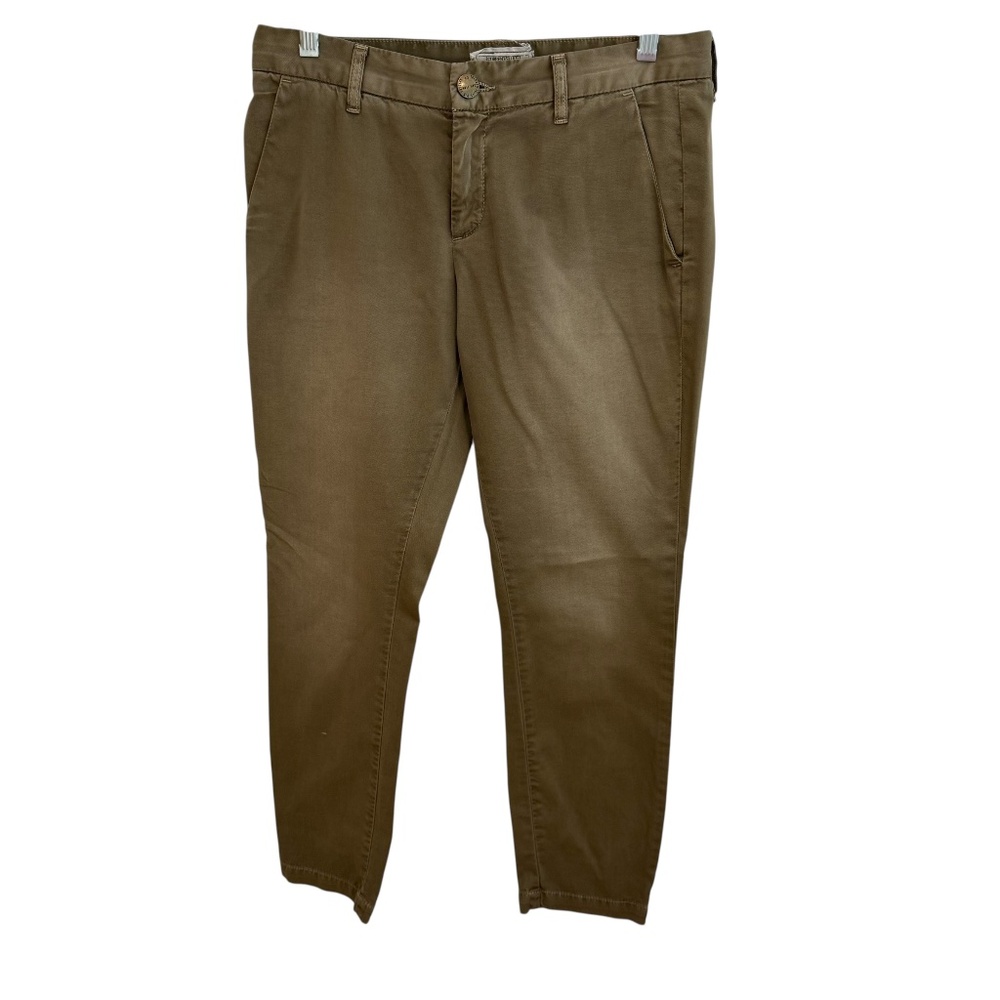 Current/Elliott olive distressed trousers, size 25